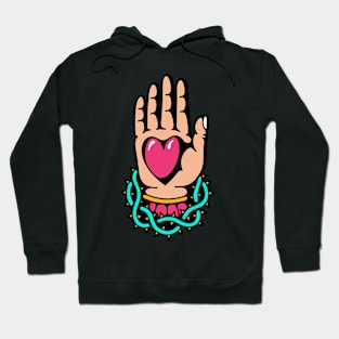 Hand heart Hoodie